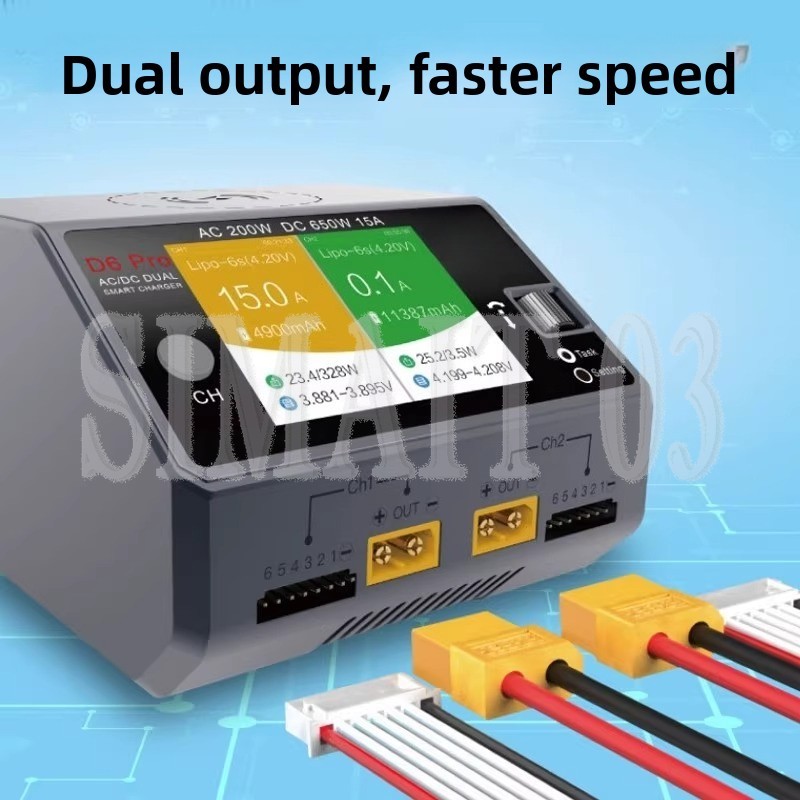 HOTA D6 Pro slimme balanslader - Hota D6 Pro Dual Lipo Charger recensie en prijs