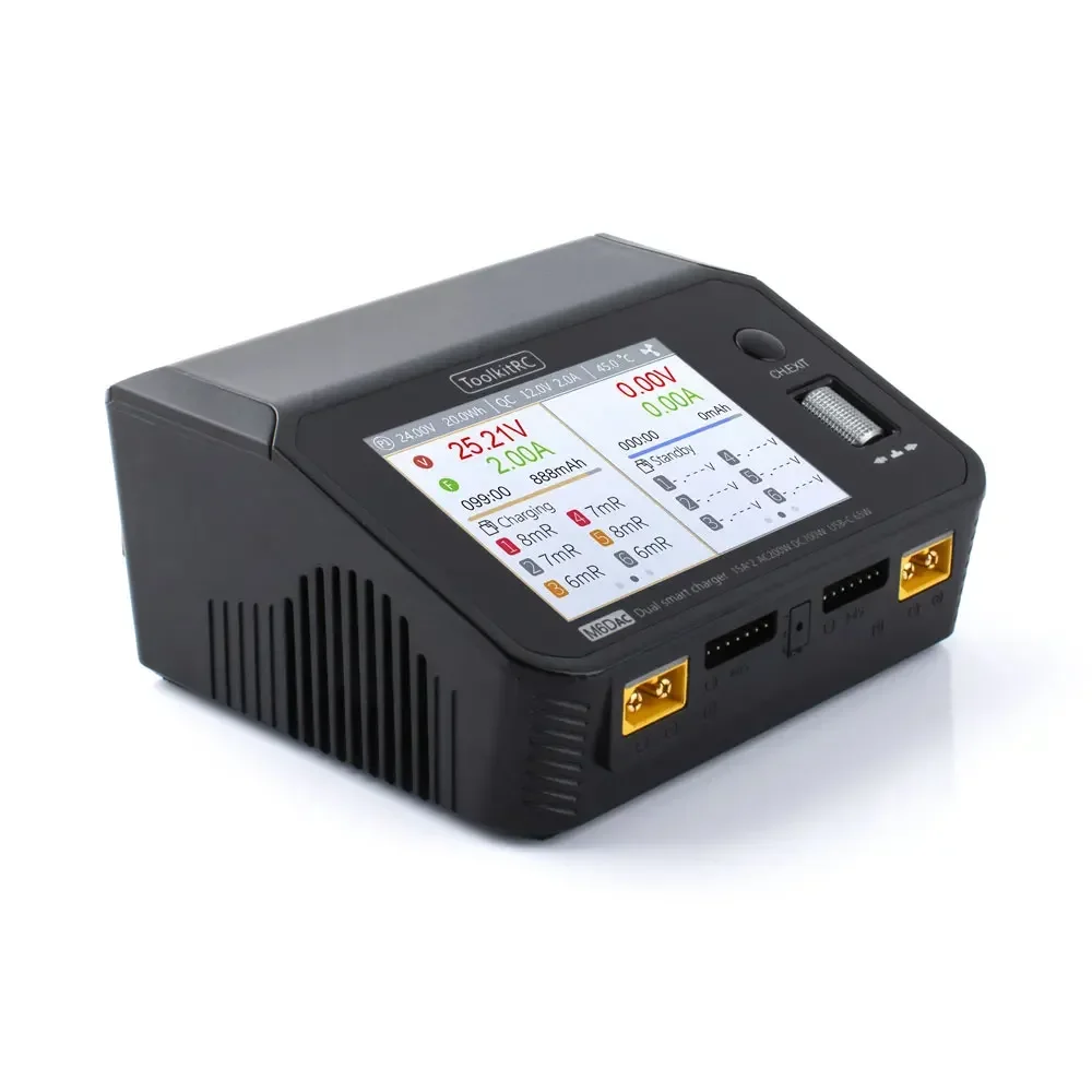 ToolkitRC M6DAC Dual Channel 7 - Toolkitrc M6Dac Smart Charger recensie en prijs