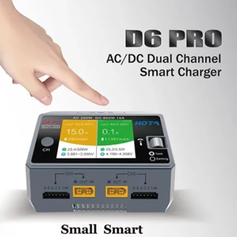 HOTA D6 Pro 200W AC 650W DC Du - Hota D6 Pro Dual Lipo Charger recensie en prijs